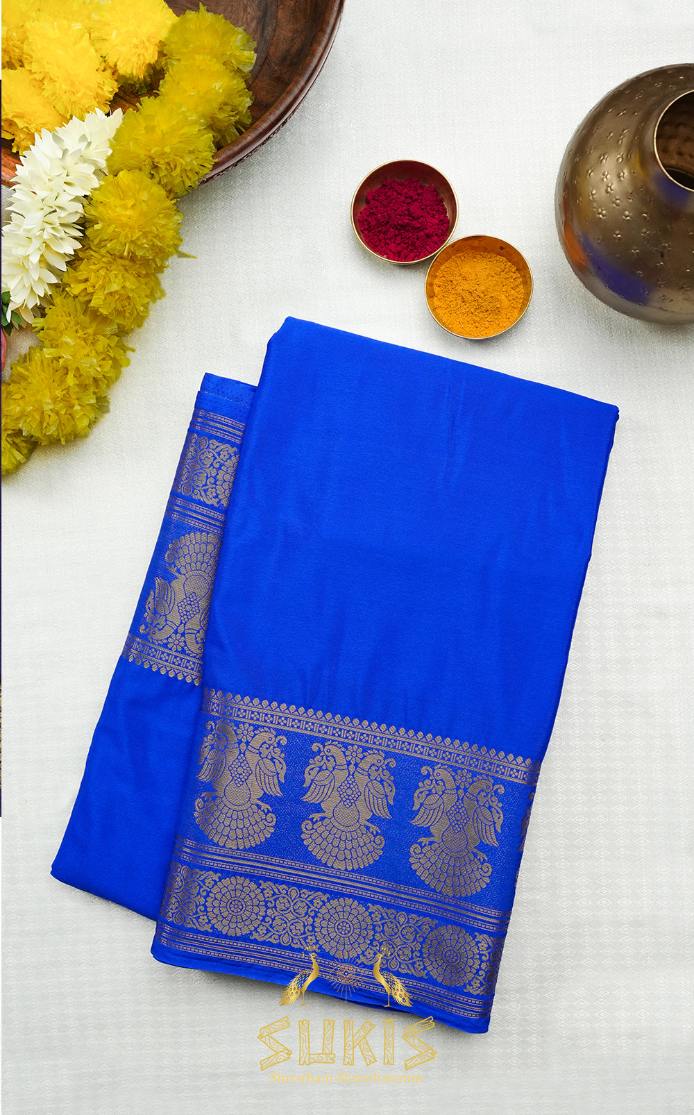 Mysore Silk Crepe Gandaberunda
