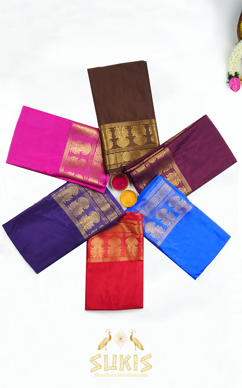 Mysore Silk Crepe Gandaberunda