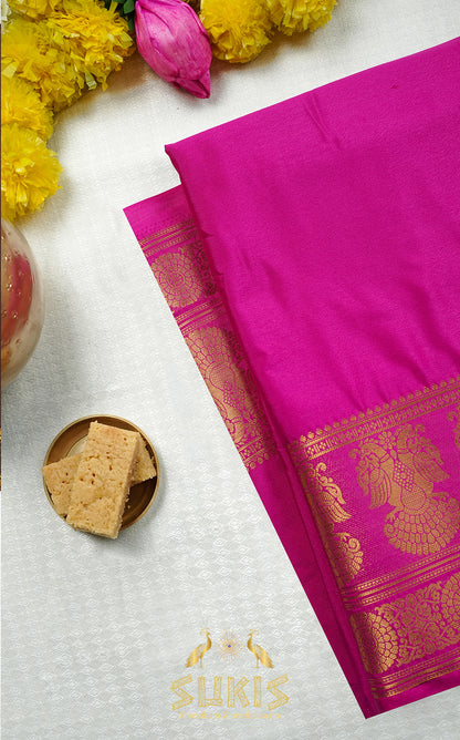 Mysore Silk Crepe Gandaberunda