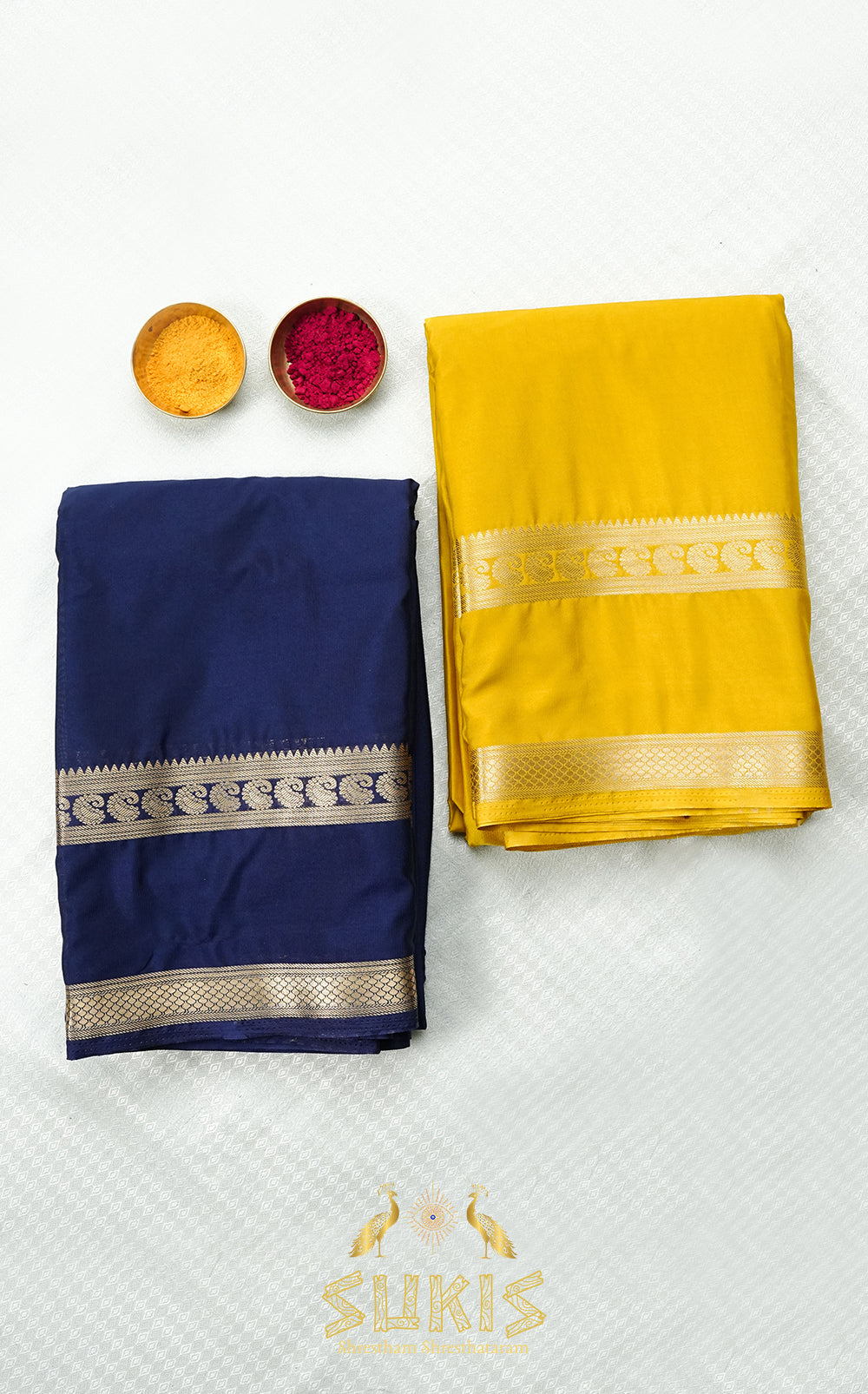 Mysore Silk Crepe Bentex Border
