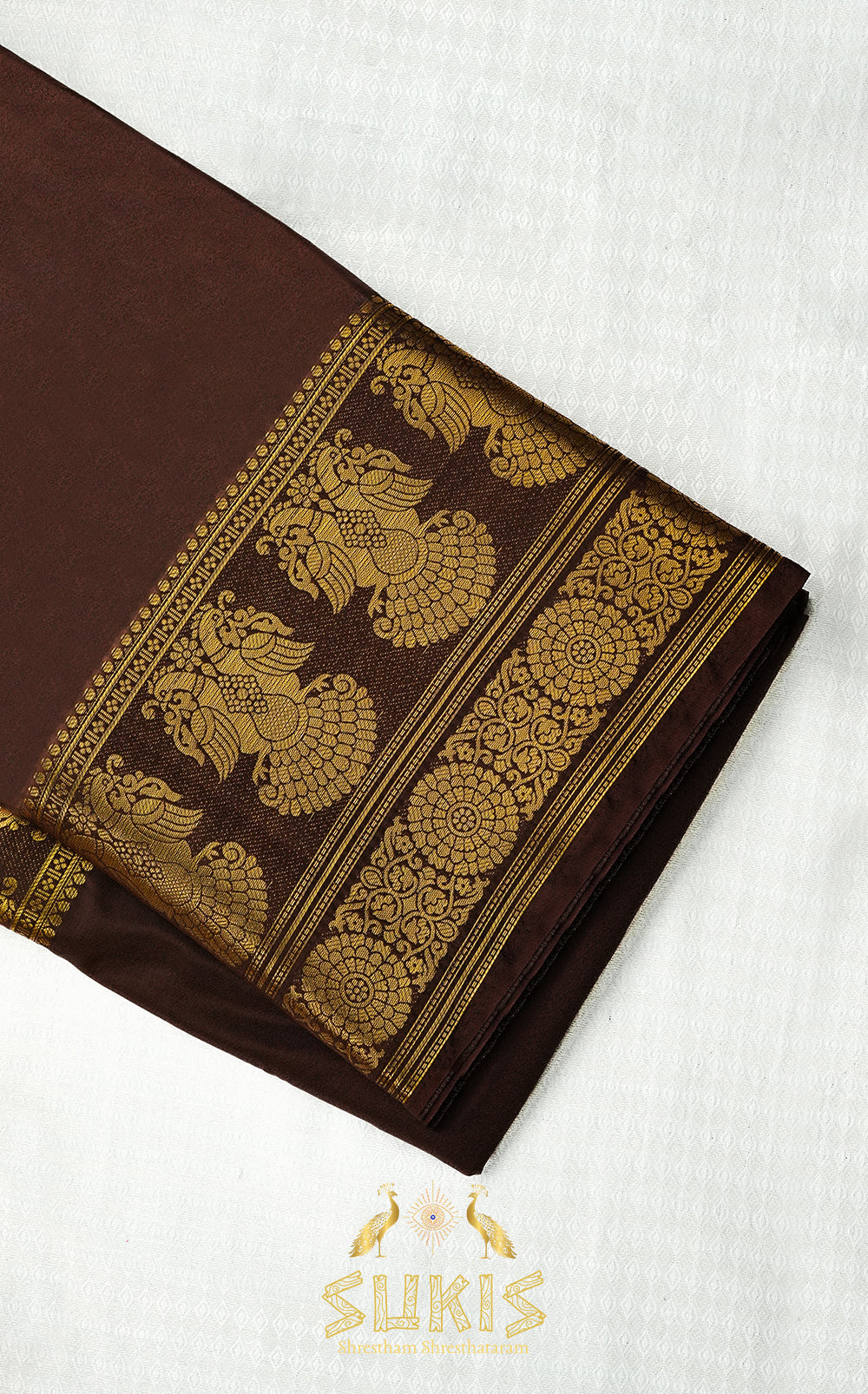 Mysore Silk Crepe Gandaberunda