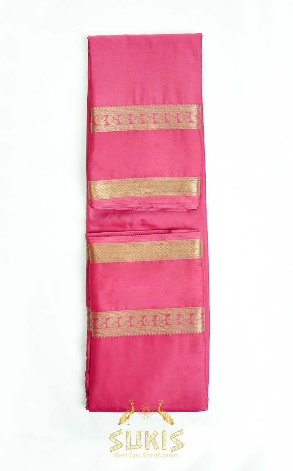 Mysore Silk Crepe Bentex Border