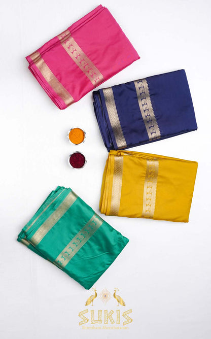 Mysore Silk Crepe Bentex Border