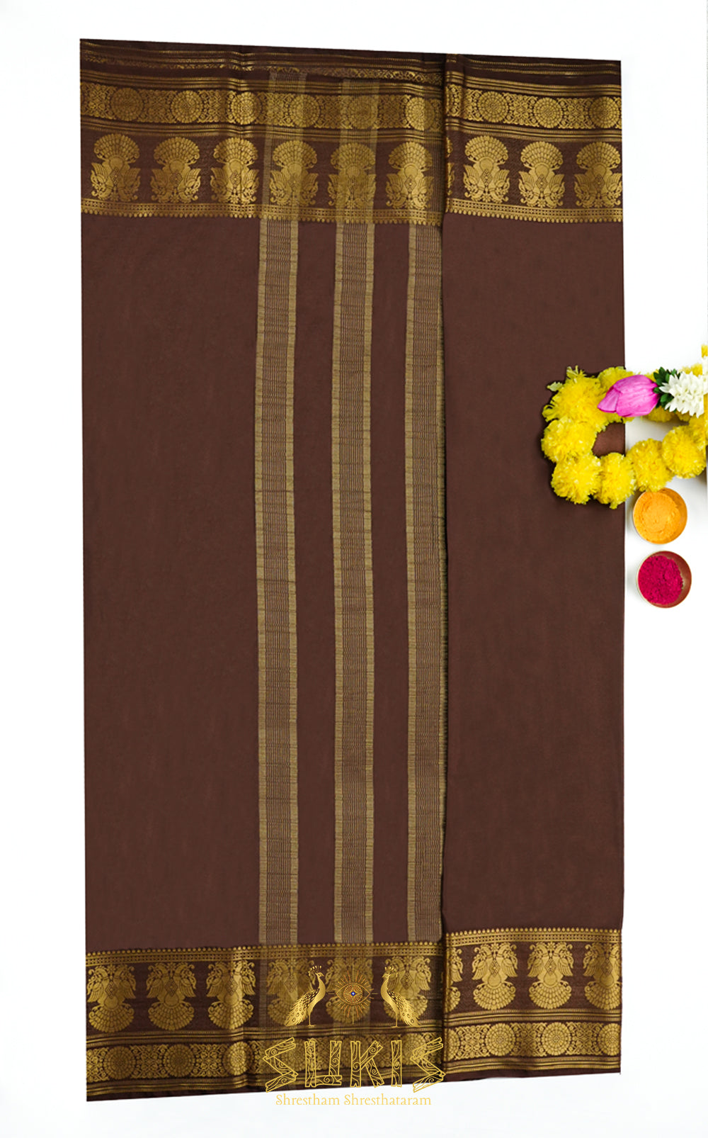 Mysore Silk Crepe Gandaberunda