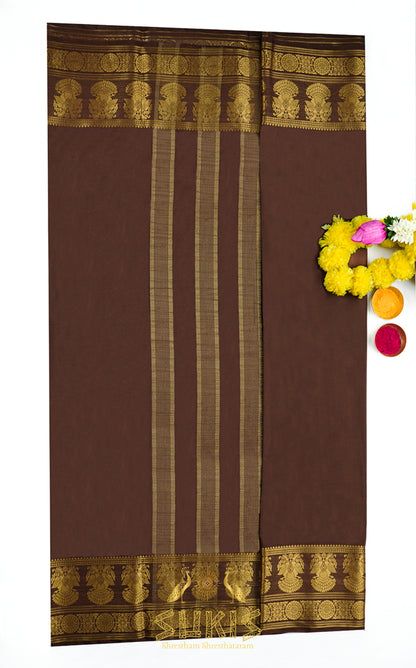 Mysore Silk Crepe Gandaberunda