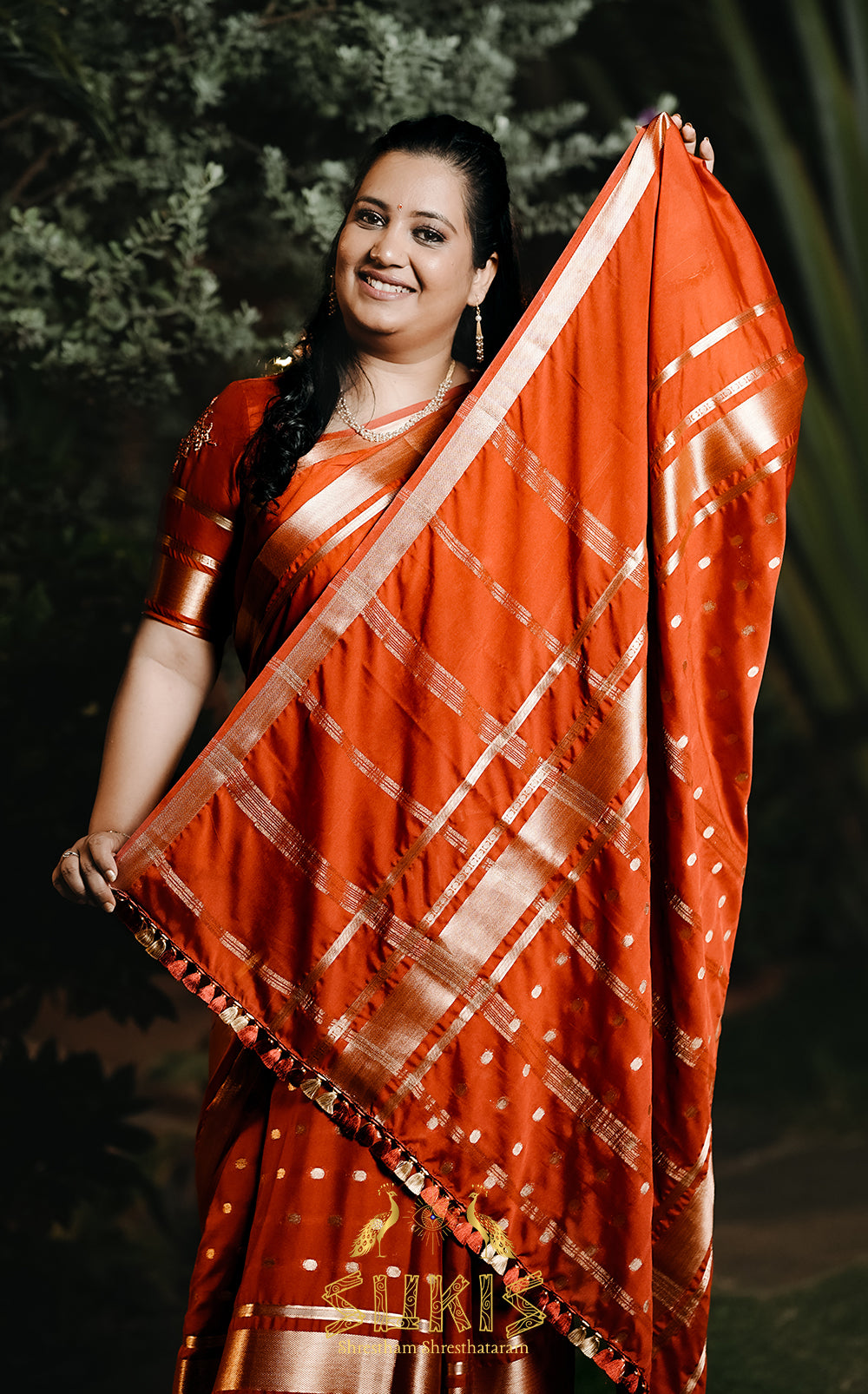 Mysore Silk Crepe Self