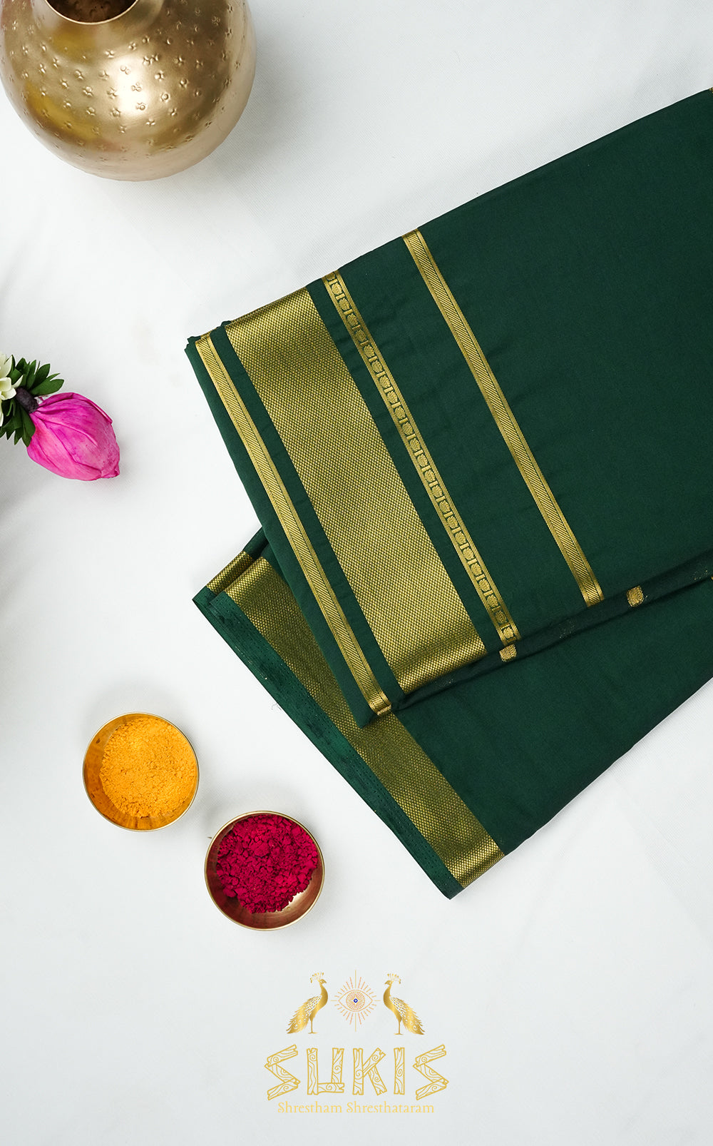 Mysore Silk Crepe Self
