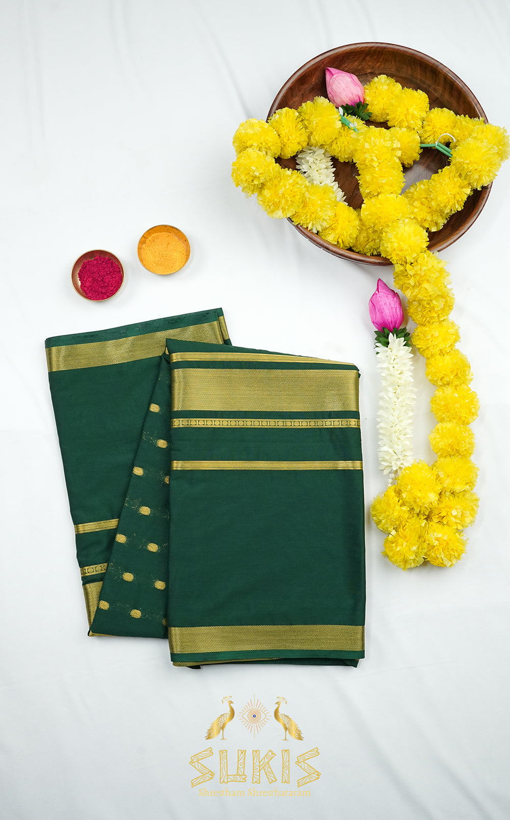 Mysore Silk Crepe Self