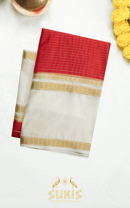 Mysore Silk Crepe Big Border