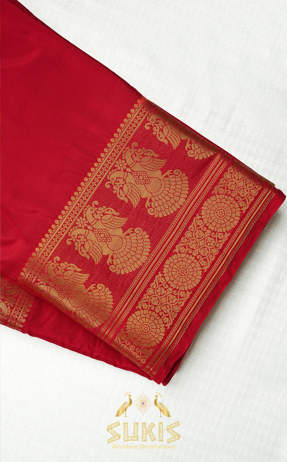 Mysore Silk Crepe Gandaberunda