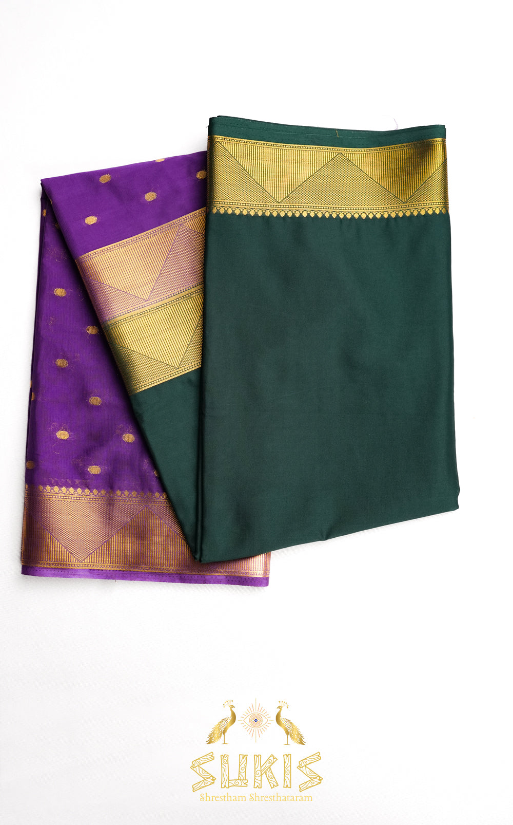 Mysore Silk Crepe Half and Half