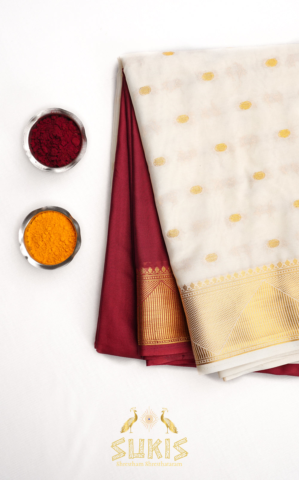 Mysore Silk Crepe Half and Half