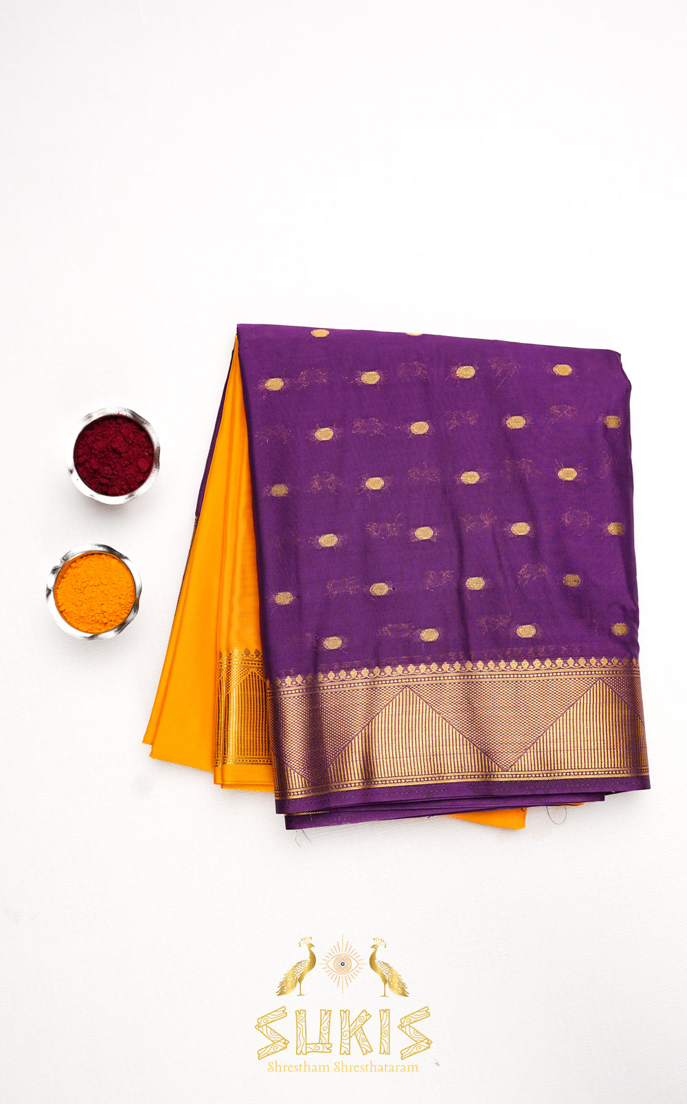 Mysore Silk Crepe Half and Half