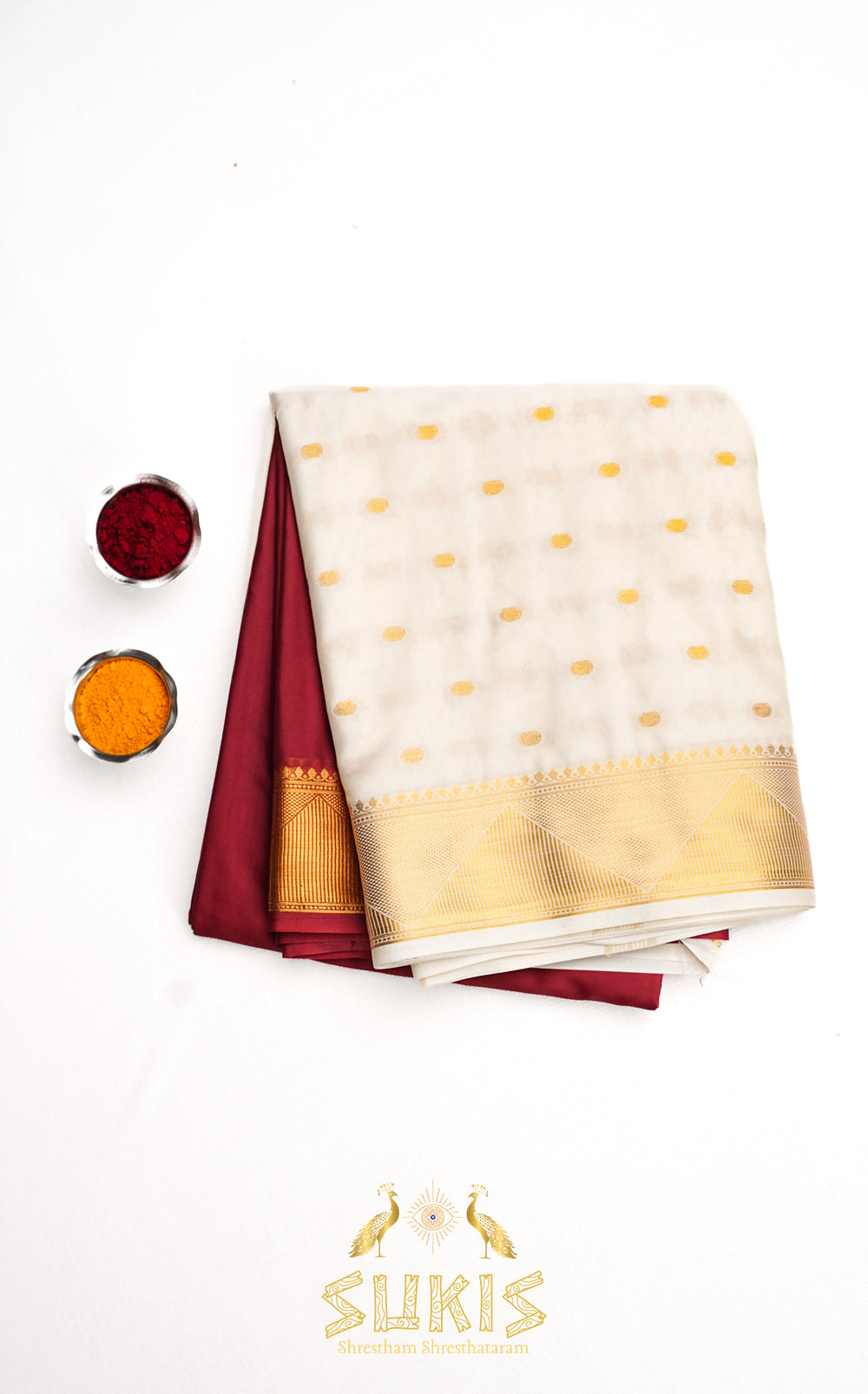 Mysore Silk Crepe Half and Half