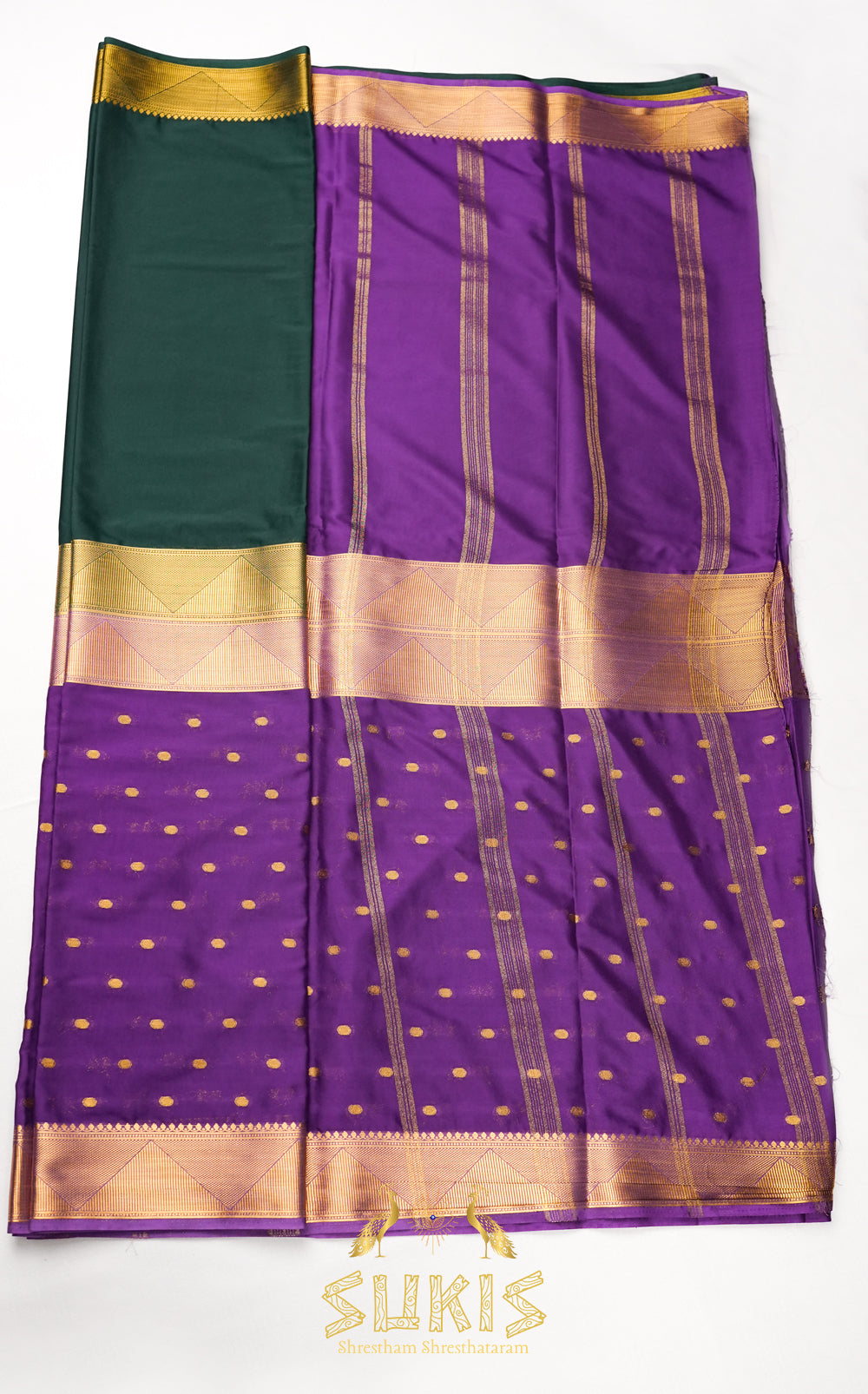 Mysore Silk Crepe Half and Half