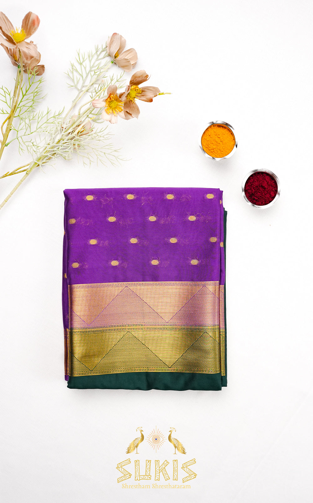 Mysore Silk Crepe Half and Half