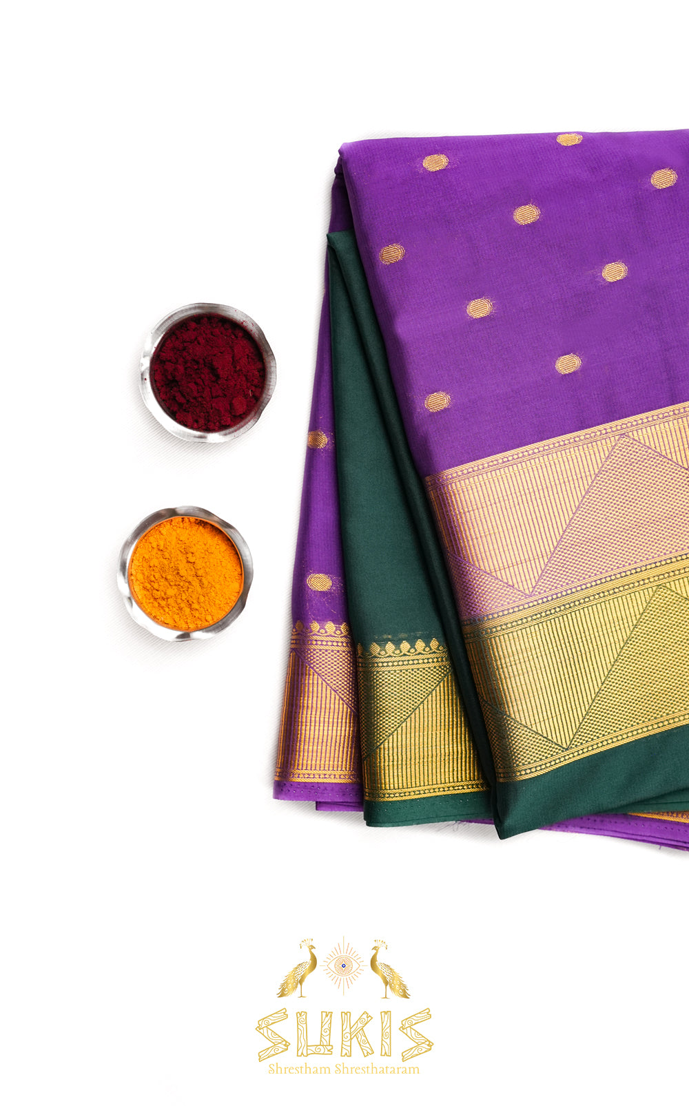 Mysore Silk Crepe Half and Half