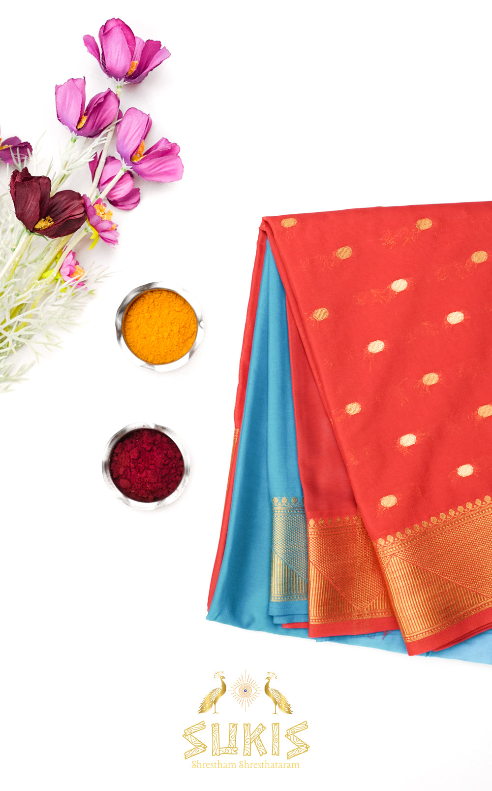 Mysore Silk Crepe Half and Half