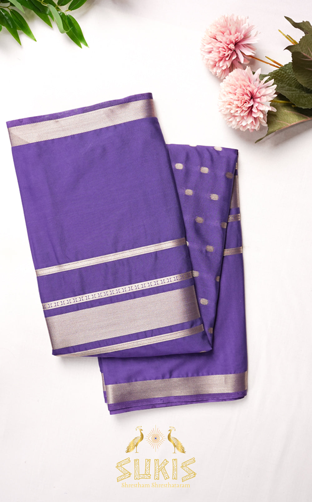 Mysore Silk Crepe Self