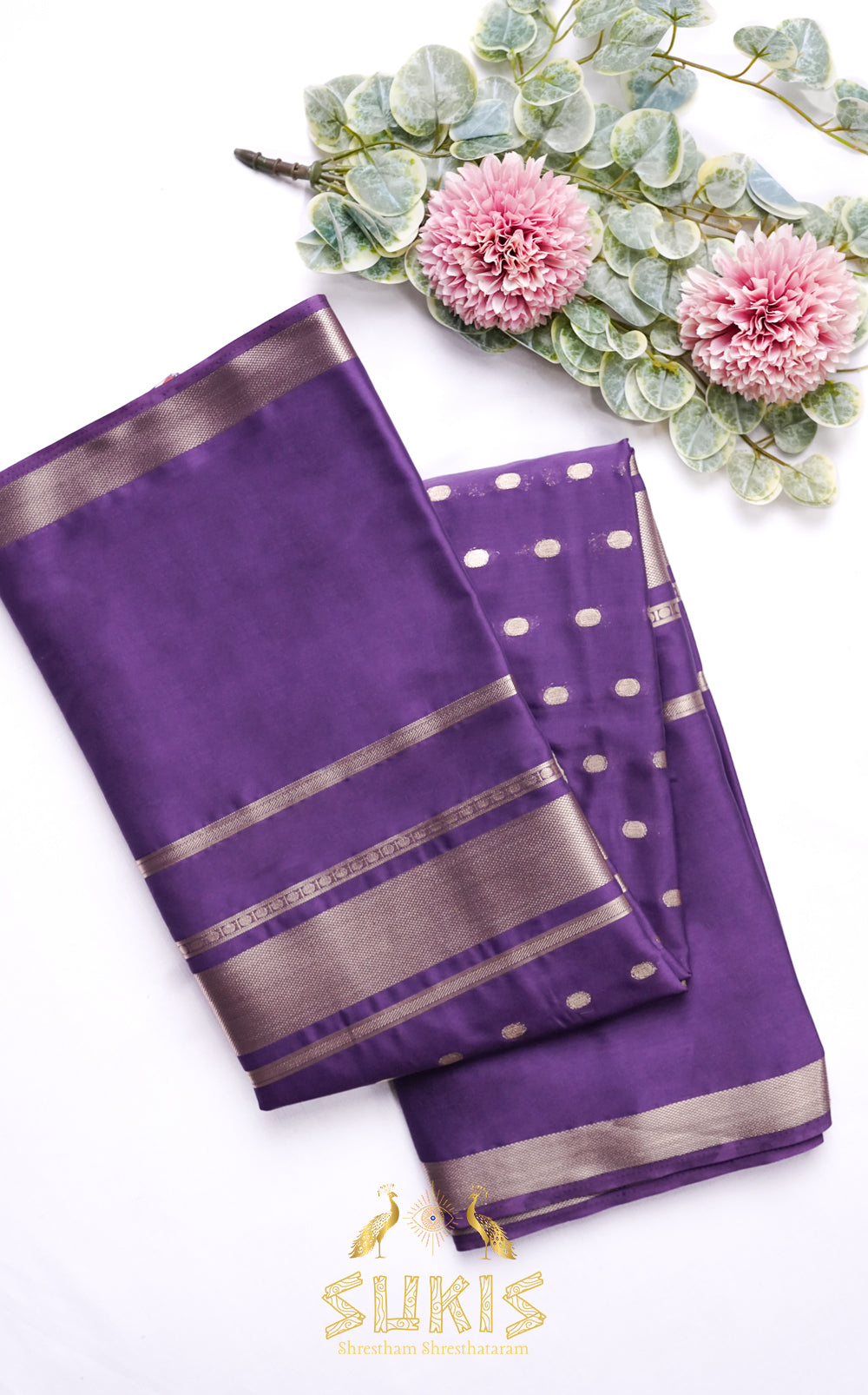 Mysore Silk Crepe Self