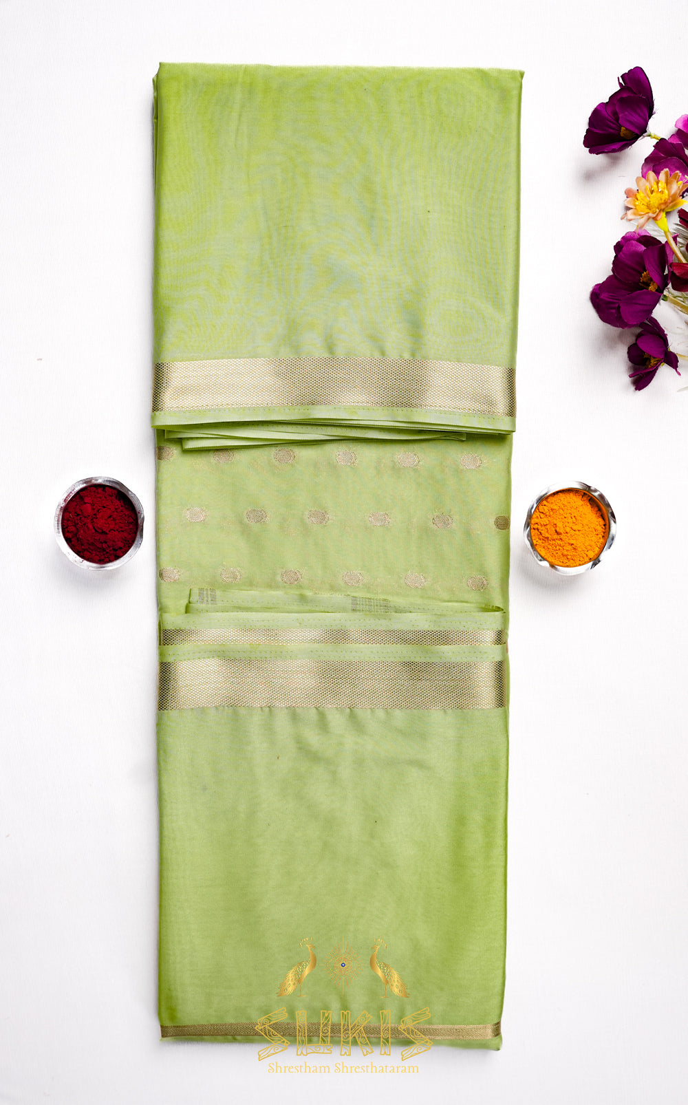 Mysore Silk Crepe Self