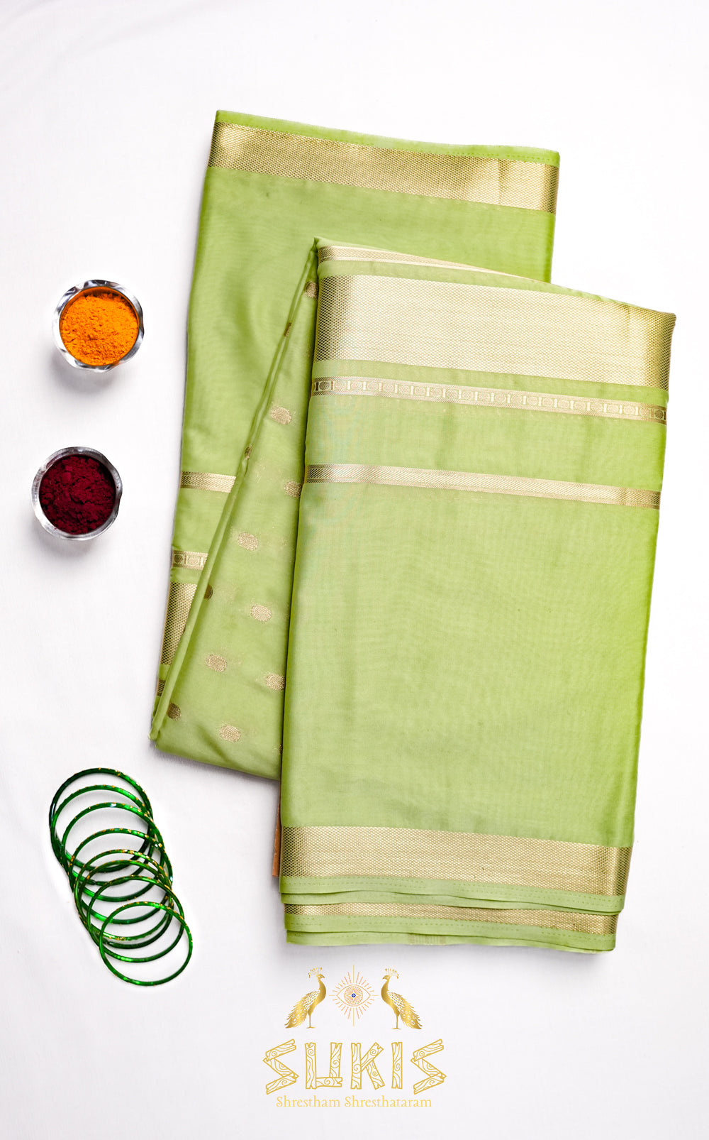 Mysore Silk Crepe Self