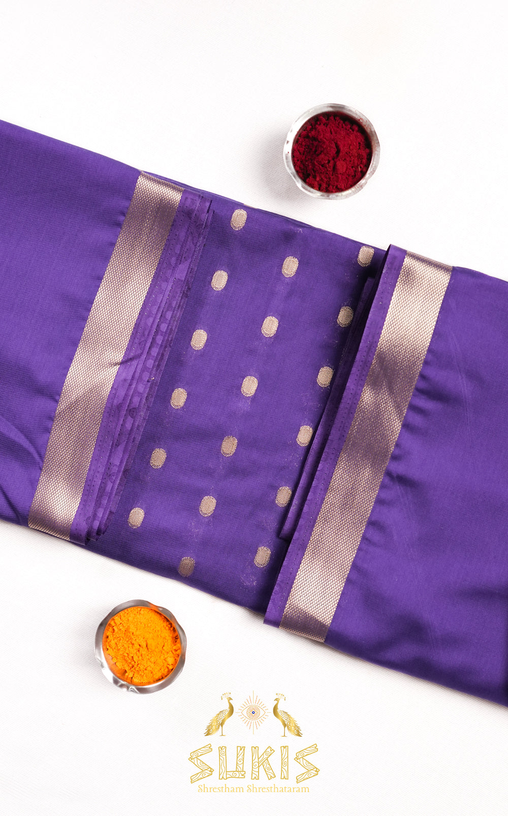 Mysore Silk Crepe Self
