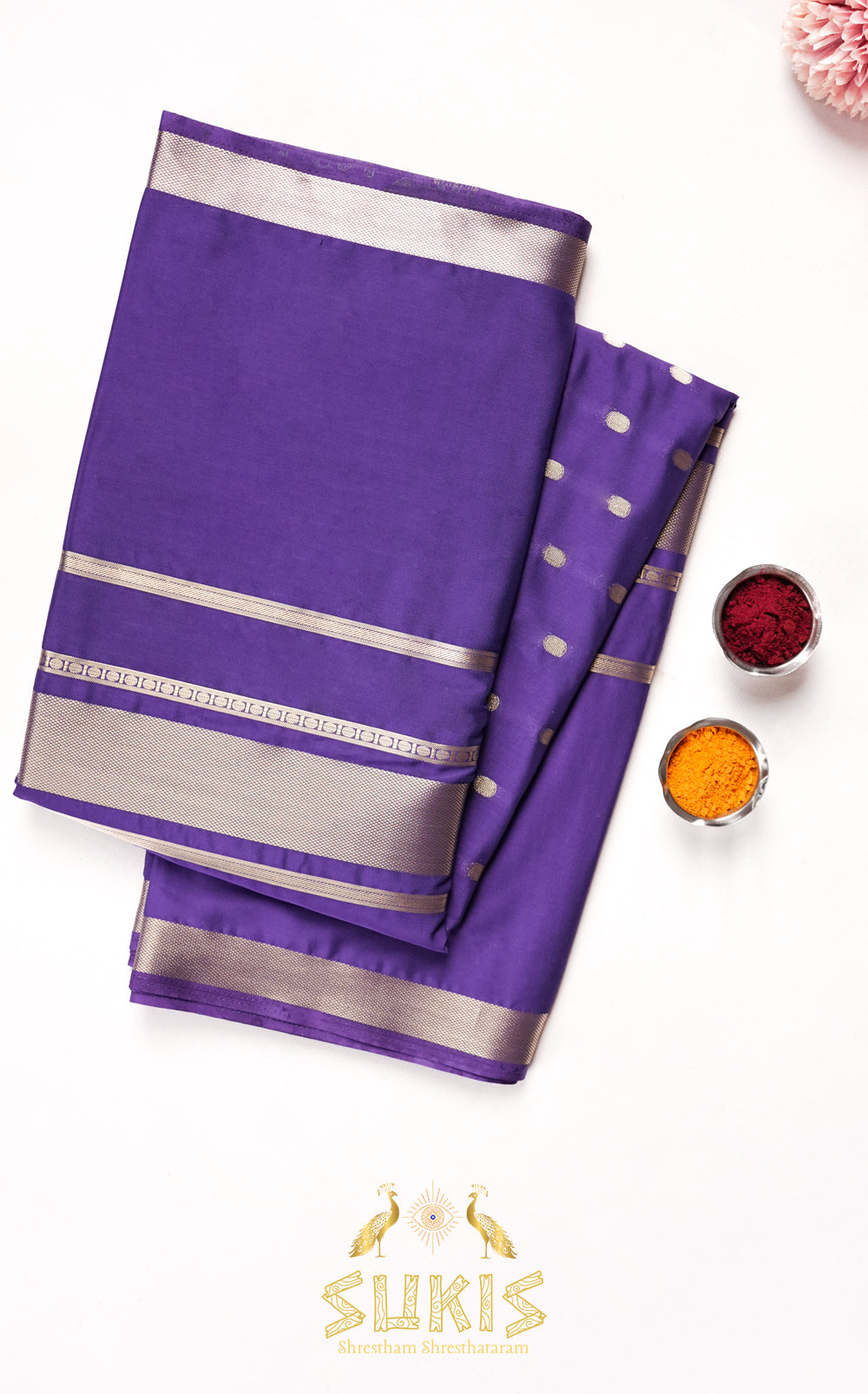 Mysore Silk Crepe Self