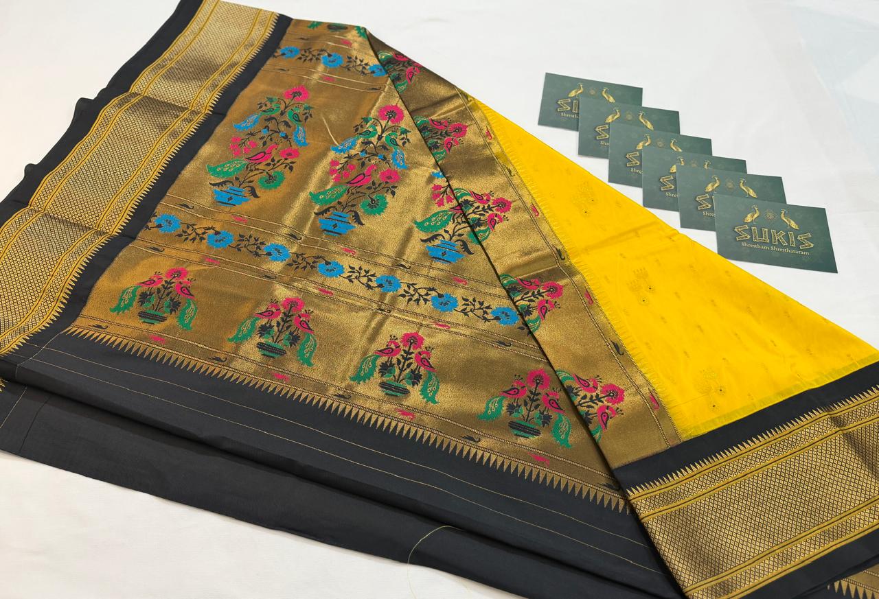 Paithani SemiSilk Jumka