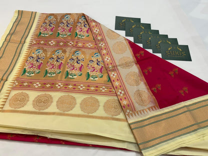 Paithani SemiSilk Jumka