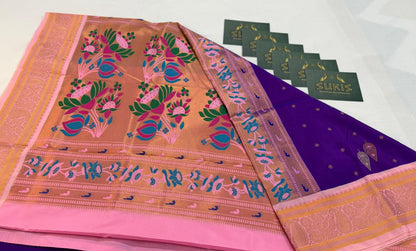 Paithani SemiSilk Jumka