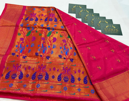Paithani SemiSilk Jumka