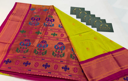 Paithani SemiSilk Jumka