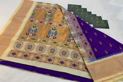 Paithani SemiSilk Jumka